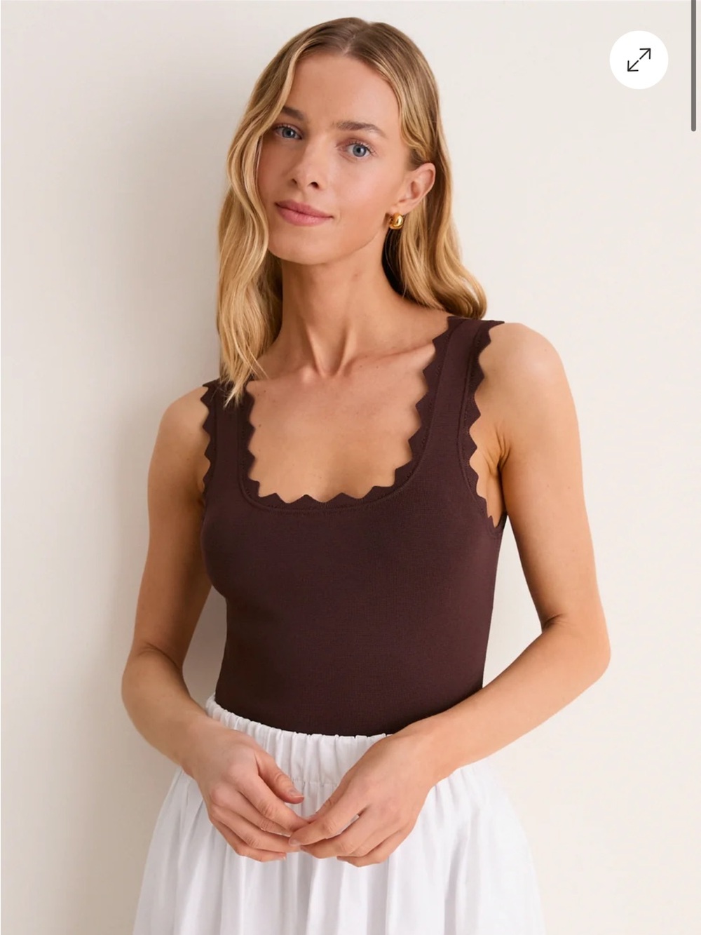 Tuckernuck Compression Tank - Chocolate Brown